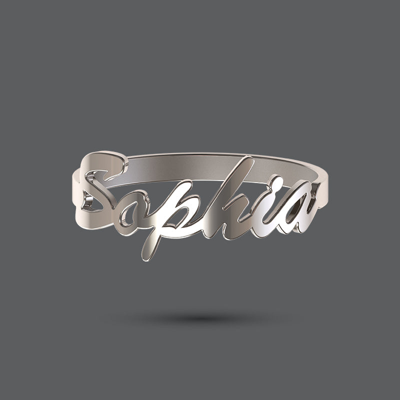 Classic Name Ring