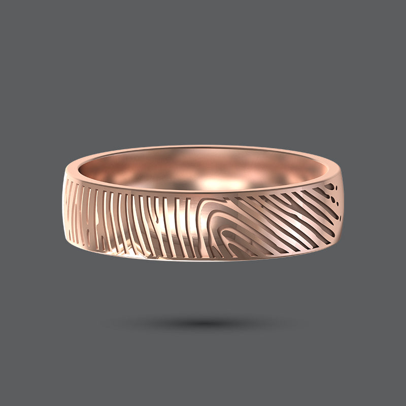 Men's Fingerprint Ring