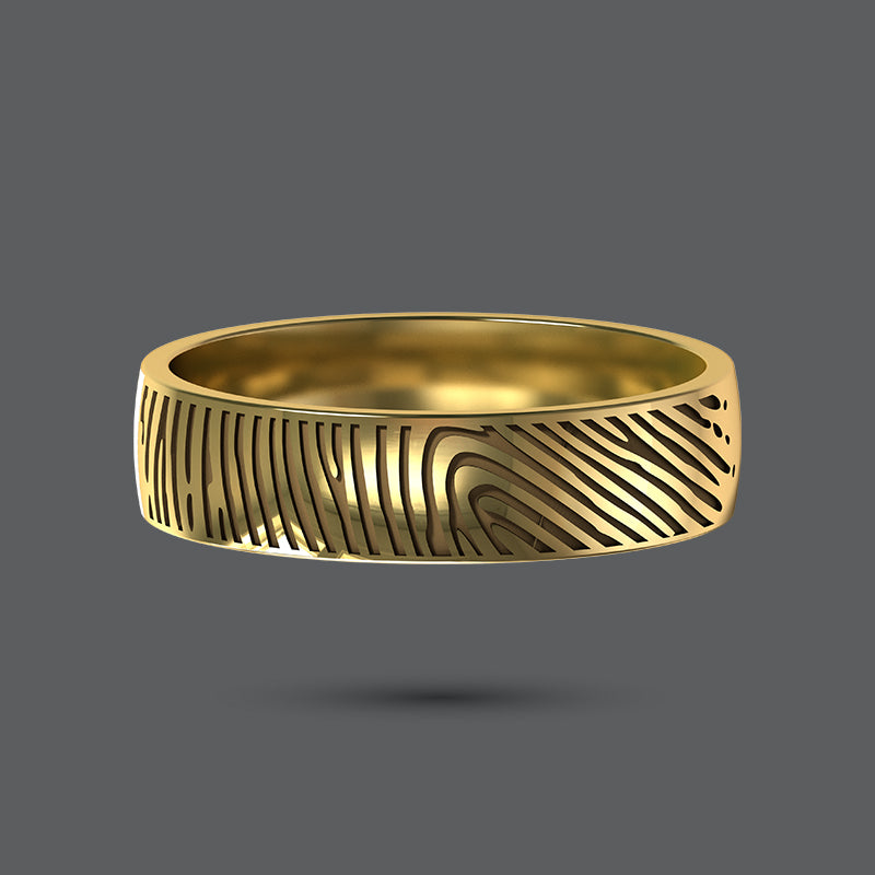 Men's Fingerprint Ring