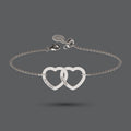 Interlocking Heart Bracelet