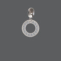 Petite Diamond Cirlce Charm