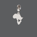 Petite Africa Heart Cut-Out Charm