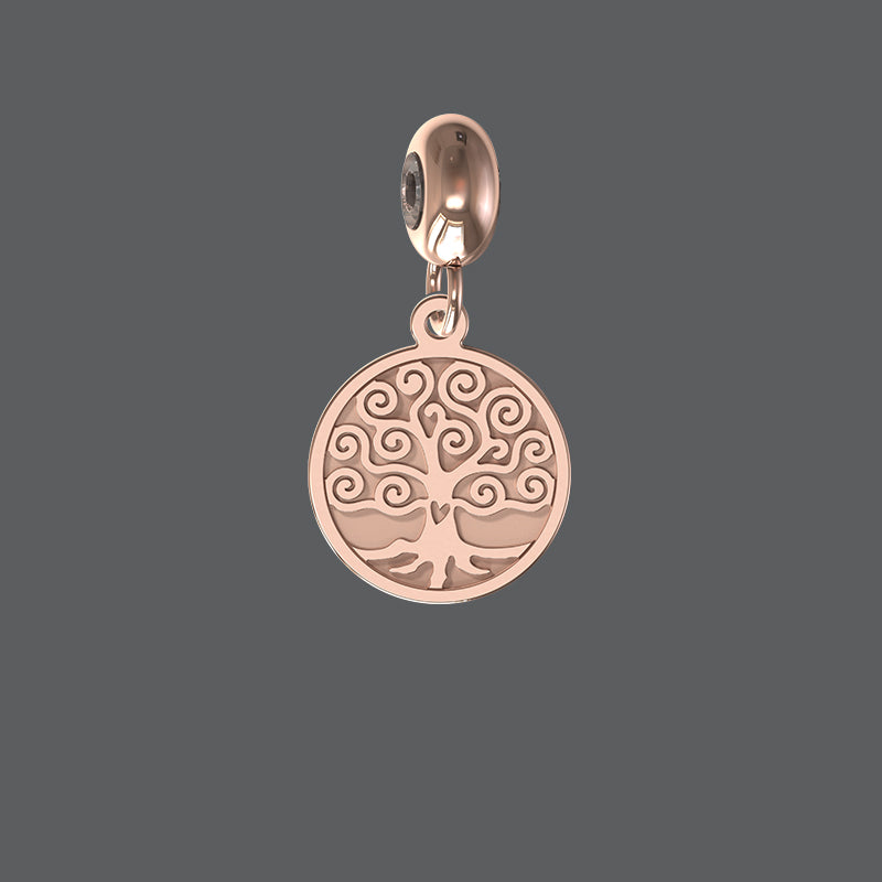 Petite Disc Tree of Life Charm