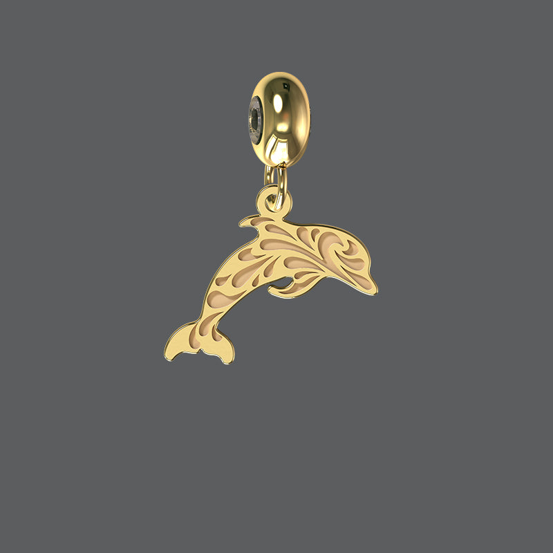 Petite Dolphin Charm