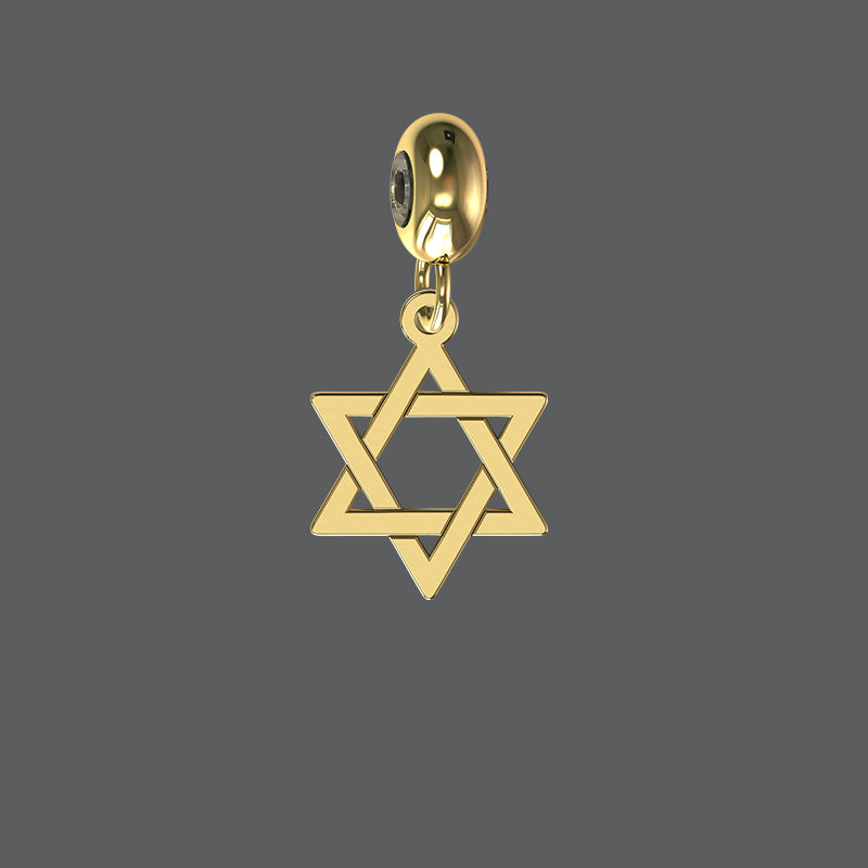 Petite Star of David Charm