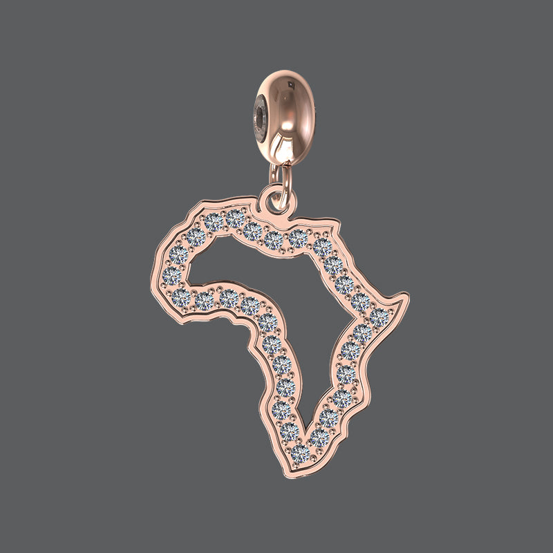 Diamond Africa Charm