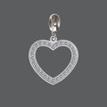 Diamond Heart Charm