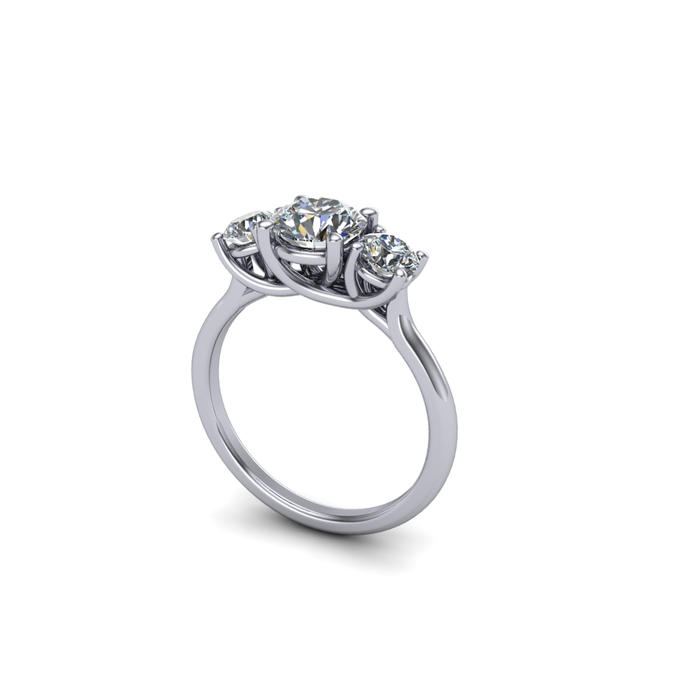 Diamond Trilogy Ring 7