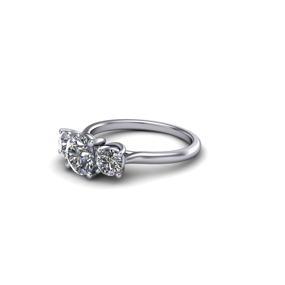 Diamond Trilogy Ring 7