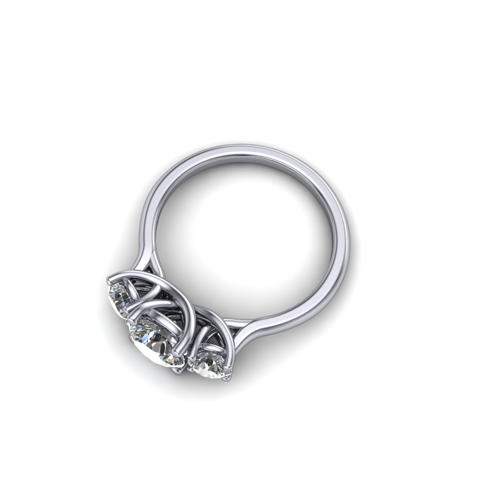 Diamond Trilogy Ring 7