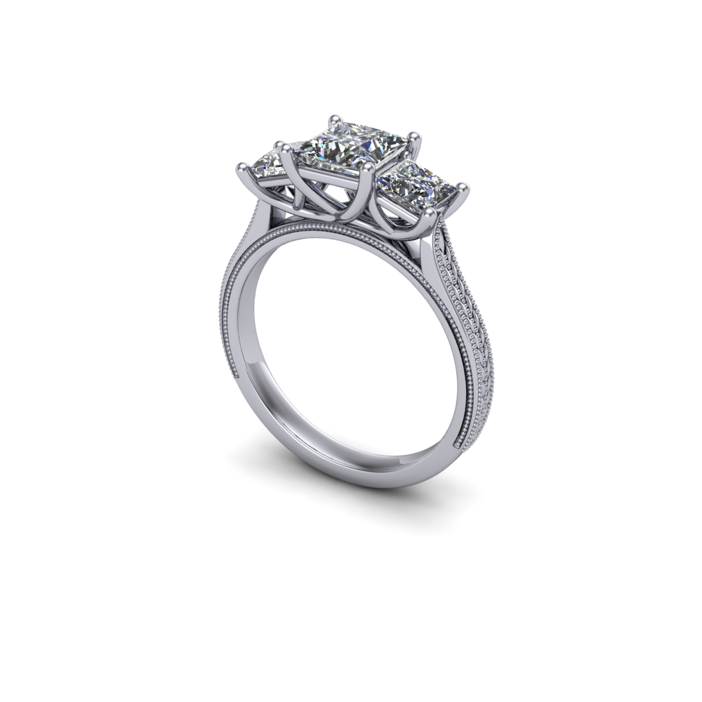 Diamond Trilogy Ring 8