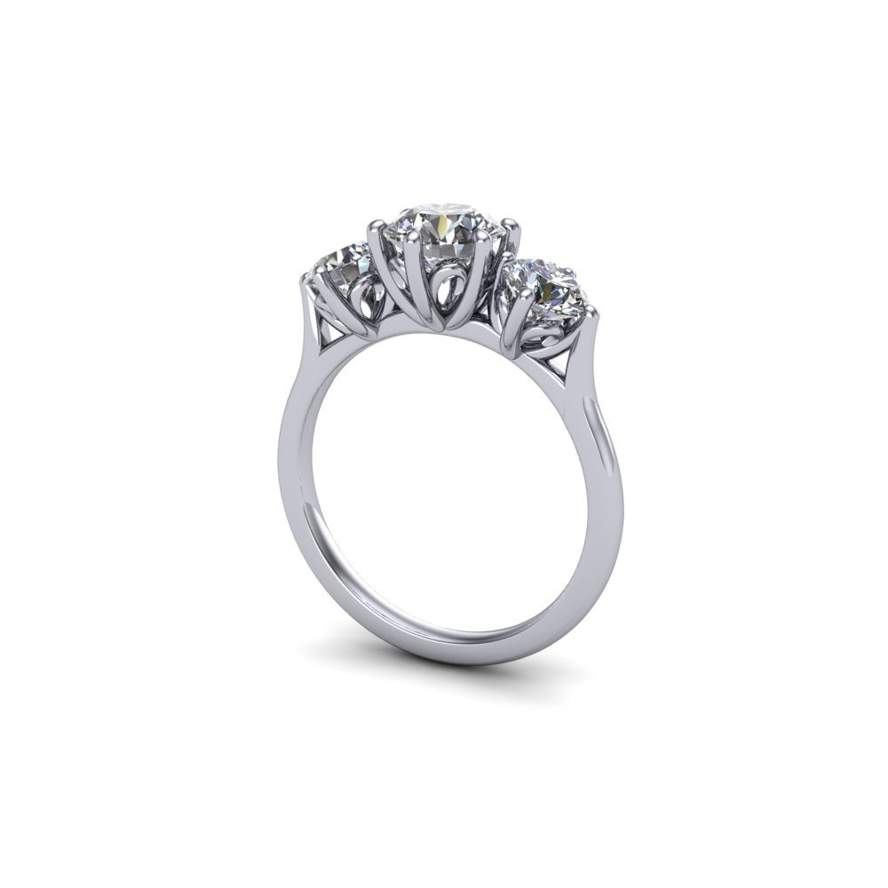 Diamond Trilogy Ring 9