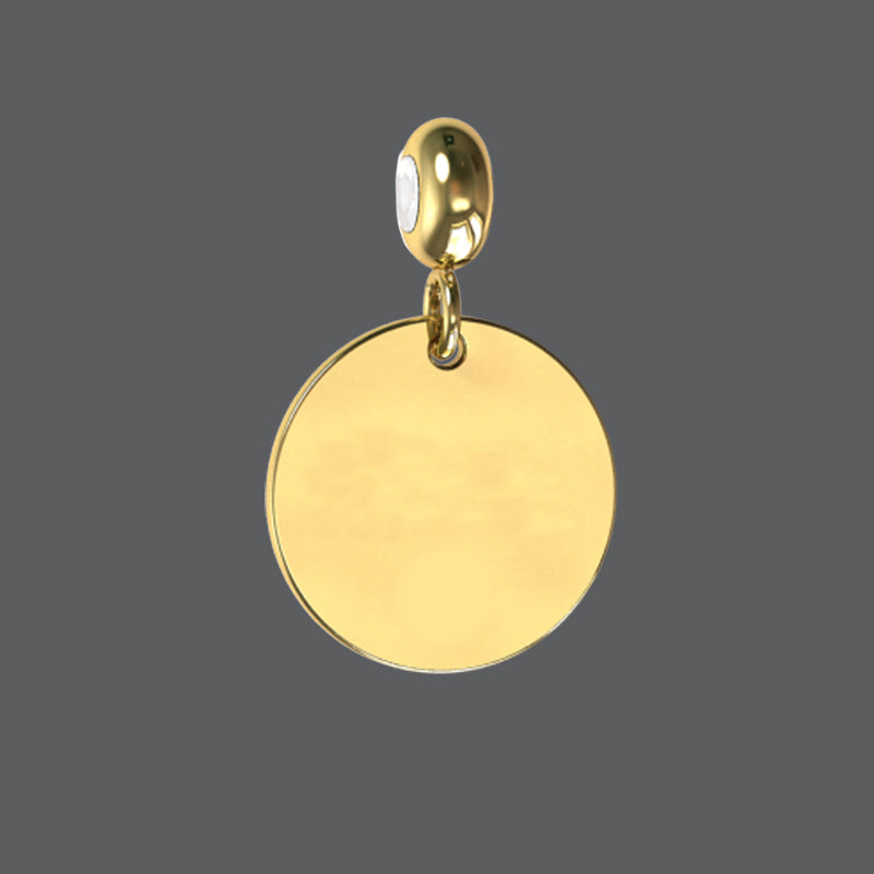 Engravable Disc Charm