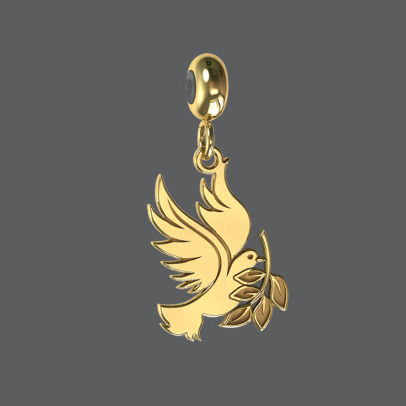 Peace Dove Charm