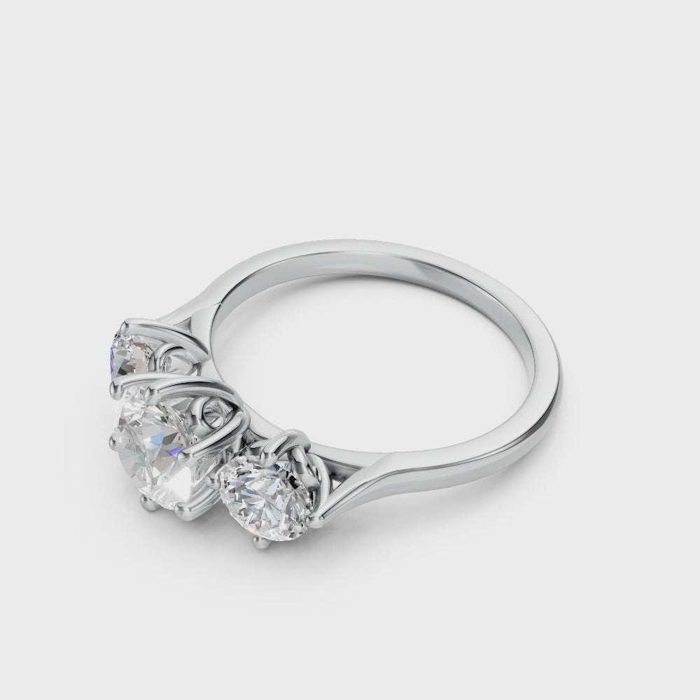 Diamond Trilogy Ring 9